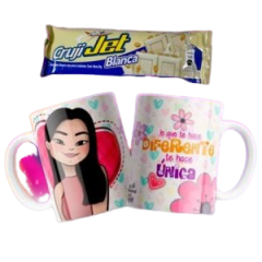 Mug Estampado + Chocolatina