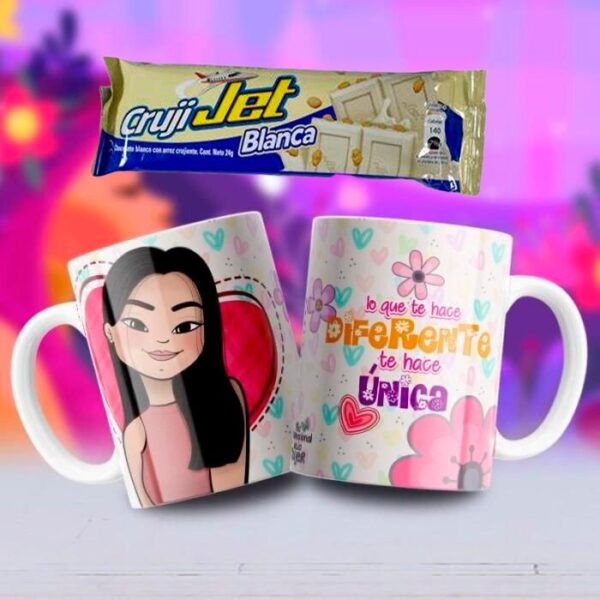 Mug Estampado + Chocolatina