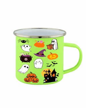 Mug Vintage peltre Halloween